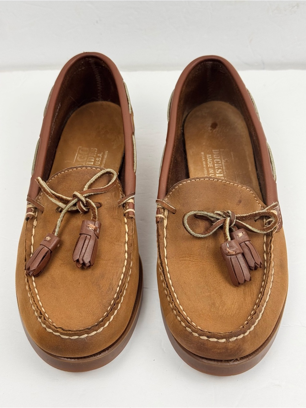 Sebago Docksiders Brown Leather 8.5